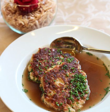 fried cheese dumpling a la<br/>hirschen in längenfeld