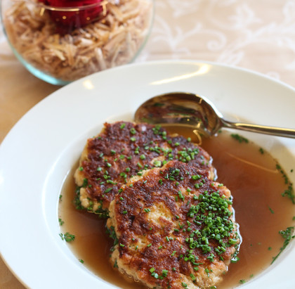 fried cheese dumpling a la<br/>hirschen in längenfeld