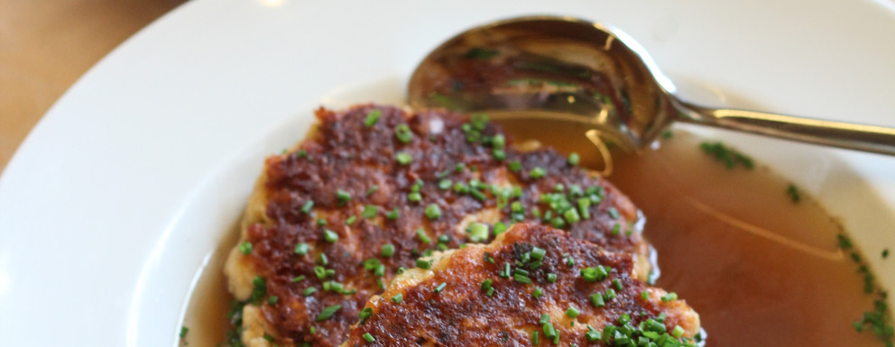 fried cheese dumpling a la<br/>hirschen in längenfeld