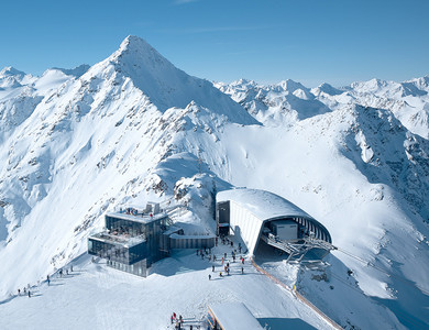 Ice Q am Gaislachkogel in Sölden Ice Q am Gaislachkogel in Sölden
