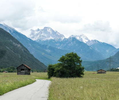 Am Inn ist Radfahren in – der Inntalradweg 